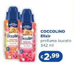 Acqua & Sapone COCCOLINO Elixir profuma bucato offerta