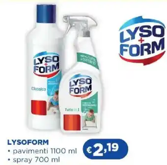 Acqua & Sapone LYSOFORM pavimenti offerta