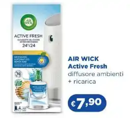 Acqua & Sapone AIR WICK Active Fresh diffusore ambienti + ricarica offerta