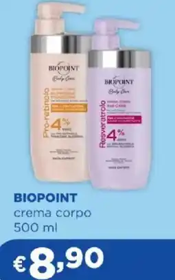Acqua & Sapone BIOPOINT crema corpo offerta