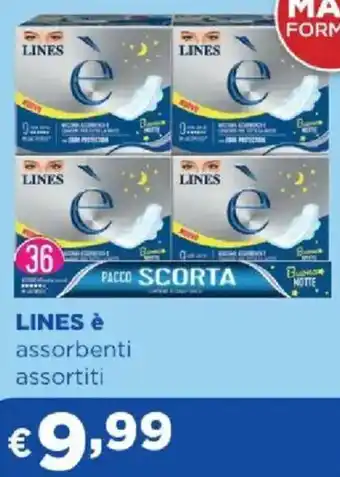 LINES è assorbenti