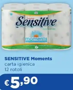 Acqua & Sapone SENSITIVE Moments carta igienica offerta