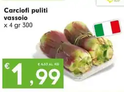 DeSpar Express Carciofi puliti vassoio x4 offerta