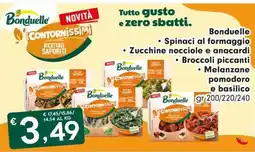 DeSpar Express Bonduelle Spinaci al formaggio - Zucchine nocciole e anacardi - Broccoli piccanti offerta