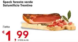 DeSpar Express Speck foresta verde Salumificio Trentino offerta