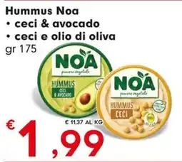 DeSpar Express Hummus Noa ceci & avocado - ceci e olio di oliva offerta