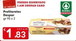 DeSpar Express Profiteroles Despar offerta