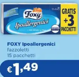 Acqua & Sapone FOXY Ipoallergenici fazzoletti offerta