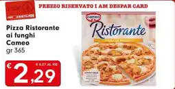 DeSpar Express Pizza Ristorante ai funghi Cameo offerta