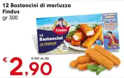 DeSpar Express 12 Bastoncini di merluzzo Findus offerta
