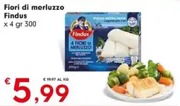 DeSpar Express Fiori di merluzzo Findus x 4 offerta