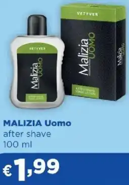 Acqua & Sapone MALIZIA Uomo after shave offerta