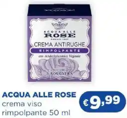 Acqua & Sapone ACQUA ALLE ROSE crema viso rimpolpante offerta