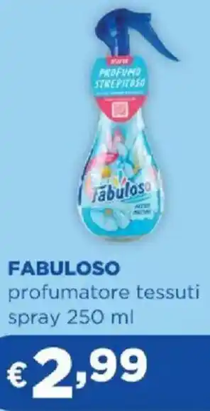 Acqua & Sapone FABULOSO profumatore tessuti spray offerta