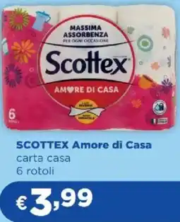 Acqua & Sapone SCOTTEX Amore di Casa carta casa offerta