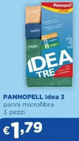 Acqua & Sapone PANNOPELL Idea 3 panni microfibra offerta