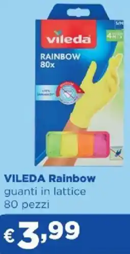 Acqua & Sapone VILEDA Rainbow guanti in lattice offerta
