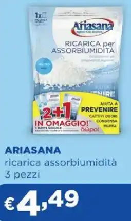 Acqua & Sapone ARIASANA ricarica assorbiumidità offerta