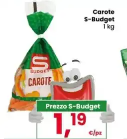 Eurospar Carote S-Budget offerta
