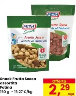 Eurospar Snack Frutta secca Fatina offerta