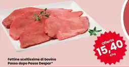 Eurospar Fettine sceltissime di bovino Passo dopo Passo Despar* offerta