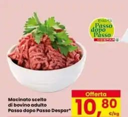 Eurospar Macinato scelto di bovino adulto Passo dopo Passo Despar offerta