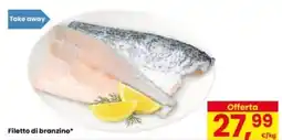 Eurospar Filetto di branzino offerta