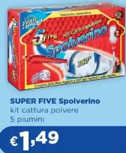 Acqua & Sapone SUPER FIVE Spolverino kit cattura polvere offerta