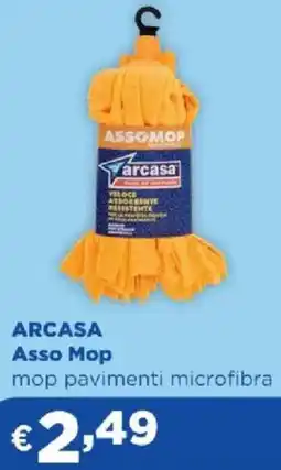 Acqua & Sapone ARCASA Asso Mop mop pavimenti microfibra offerta