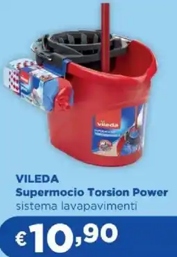 Acqua & Sapone VILEDA Supermocio Torsion Power sistema lavapavimenti offerta