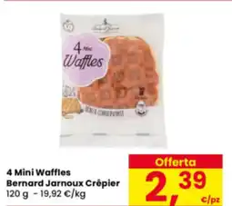 Eurospar 4 Mini Waffles Bernard Jarnoux Crêpier offerta