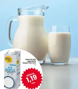 Eurospar Latte UHT alta digeribilità Despar Free From offerta