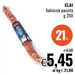 Famila CLAI Salsiccia passita offerta