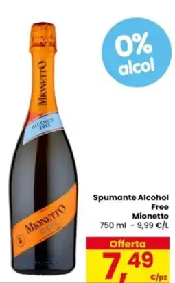 Eurospar Spumante Alcohol Free Mionetto offerta