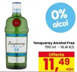 Eurospar Tanqueray Alcohol Free offerta
