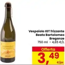 Eurospar Vespaiolo IGT frizzante Beato Bartolomeo Breganze offerta
