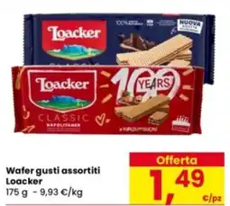Eurospar Wafer gusti assortiti Loacker offerta