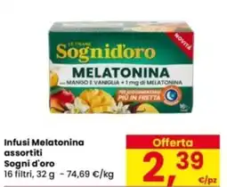 Eurospar Infusi Melatonina Sogni d'oro offerta