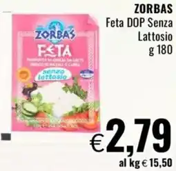 Famila ZORBAS Feta DOP Senza Lattosio offerta