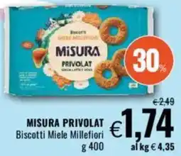 Famila MISURA PRIVOLAT Biscotti Miele Millefiori offerta