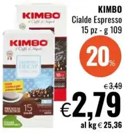 Famila KIMBO Cialde Espresso offerta