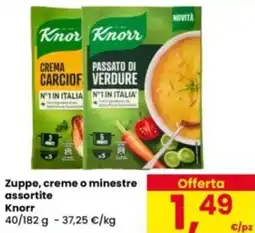 Eurospar Zuppe, creme o minestre Knorr offerta
