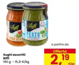 Eurospar Sughi Biffi offerta