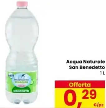 Eurospar Acqua Naturale San Benedetto offerta