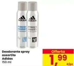 Eurospar Deodorante spray Adidas offerta