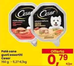 Eurospar Patè cane Cesar offerta