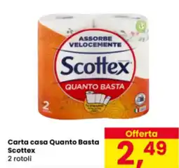 Eurospar Carta casa Quanto Basta Scottex offerta