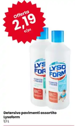 Eurospar Detersivo pavimenti Lysoform offerta