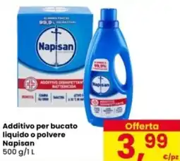 Eurospar Additivo per bucato liquido o polvere Napisan offerta