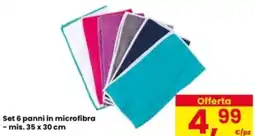 Eurospar Set 6 panni in microfibra offerta